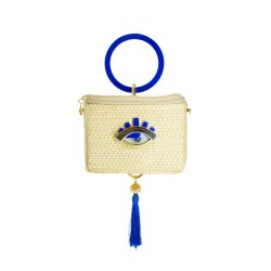 Bag Rafia S Eye Beige